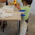 Sculptures au son des marteaux