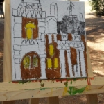 Peinture au son des cigales